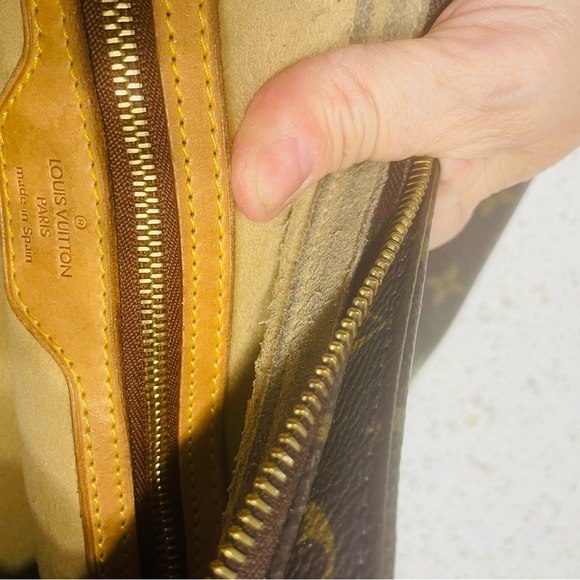 Louis Vuitton Brown Monogram Tote - Picture 7 of 8